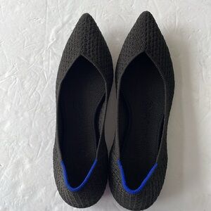 Rothy’s pointed toe black 6.5
